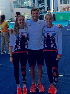 Tonia Couach, Tom Daley & Lois Toulson