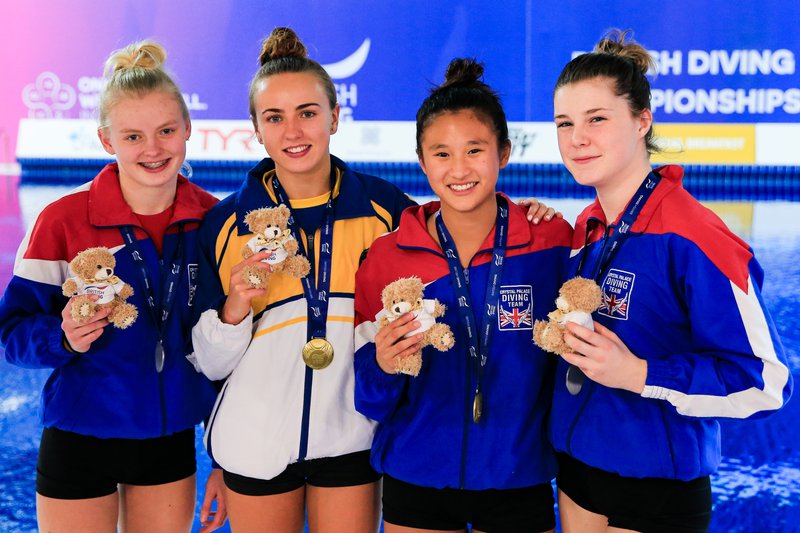 10m Synchro medallists BDC2020