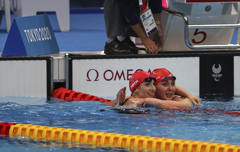 Bethany Firth and JJA [credit: imagecomms / ParalympicsGB]