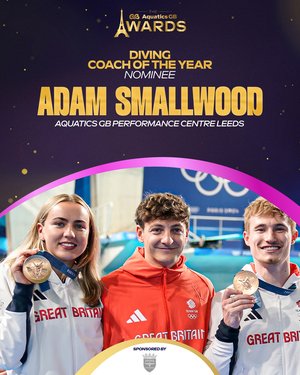 Adam Smallwood Diving Coach 24 Nominee