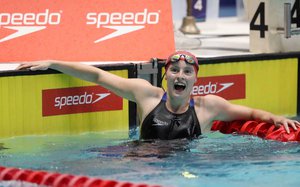 Amber Keegan British Summer Champs 2022 1500m Free win