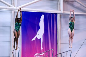 Desharne Bent-Ashmeil Amy Rollinson Women's 3m Synchro BDC 2022