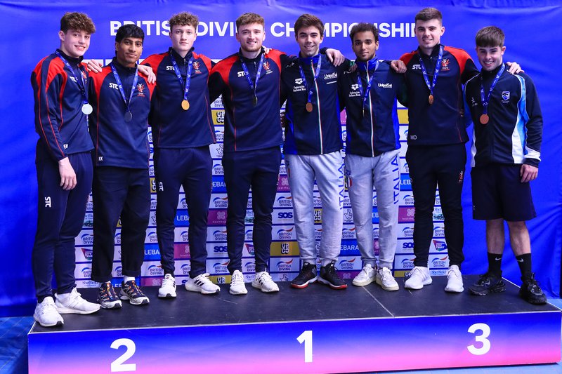 Men's 10m Synchro podium BDC 2022