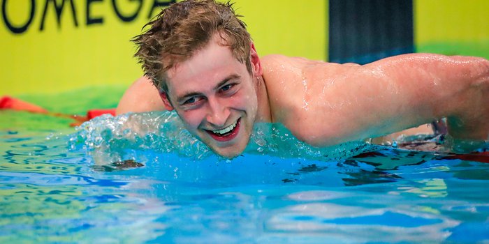 Stephen Clegg smile 100m Butterfly win BPSM 2022