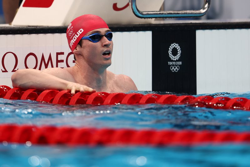 Ben Proud 50m Free heats Tokyo 2020