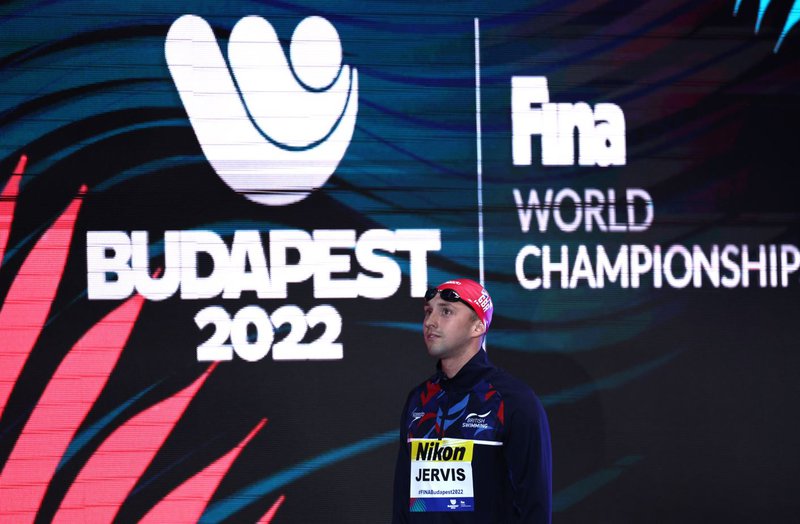 Dan Jervis walkout 1500m Free final Budapest 2022