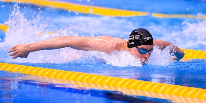 Duncan Scott 400m IM British record swim BSC 2022