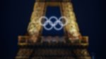 Eiffel Tower Olympic rings