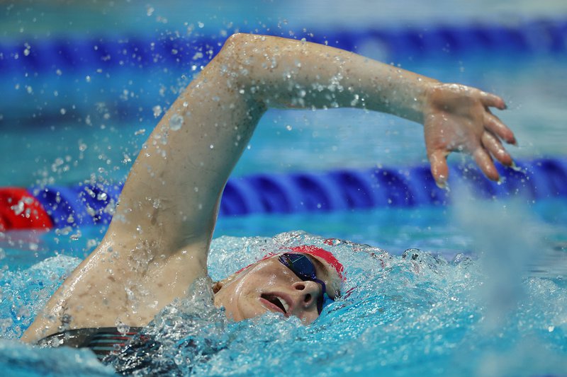 Freya Anderson 400m Free heats Budapest 2022 [Getty