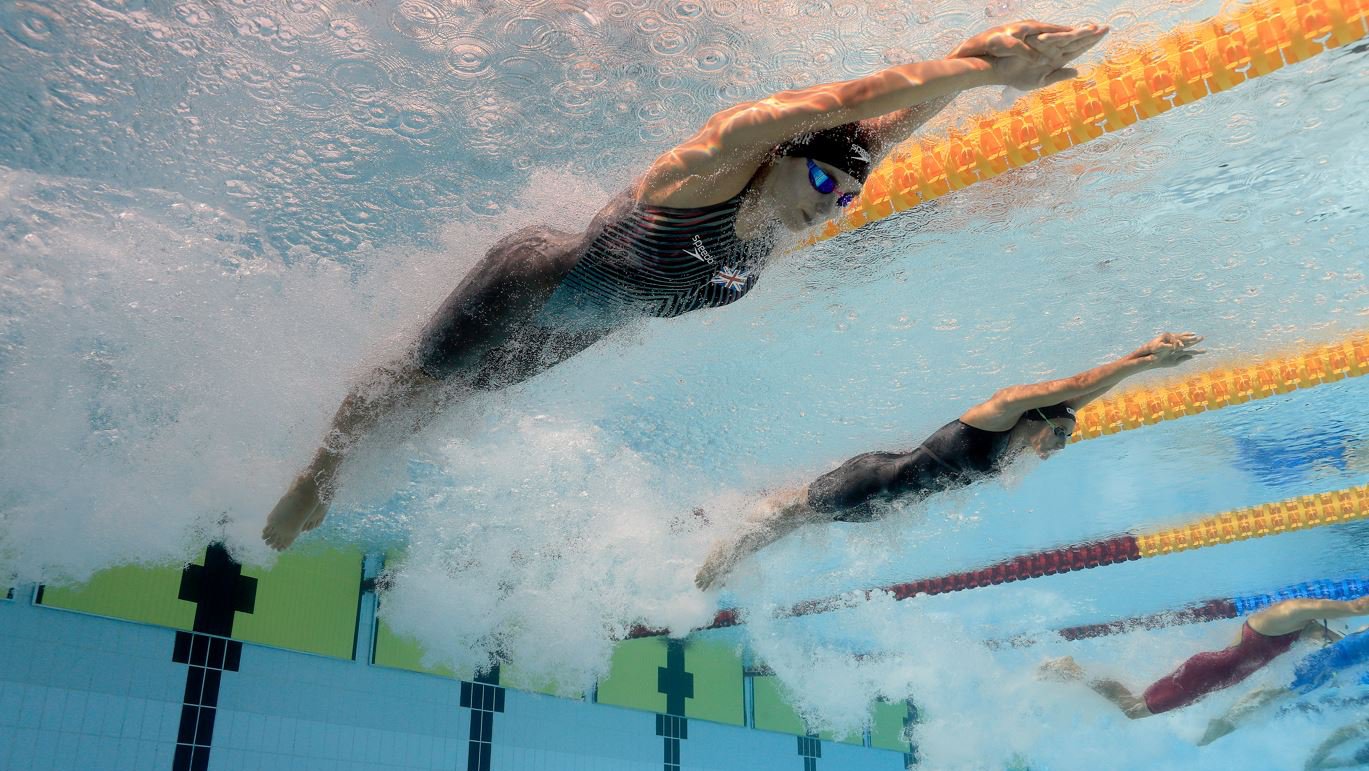 British swimmers on the blocks in Otopeni for European Short Course ...