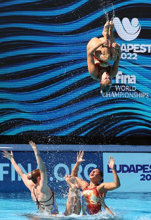 Great Britain Artistic Swimming Team Free Budapest 2022 [Getty]