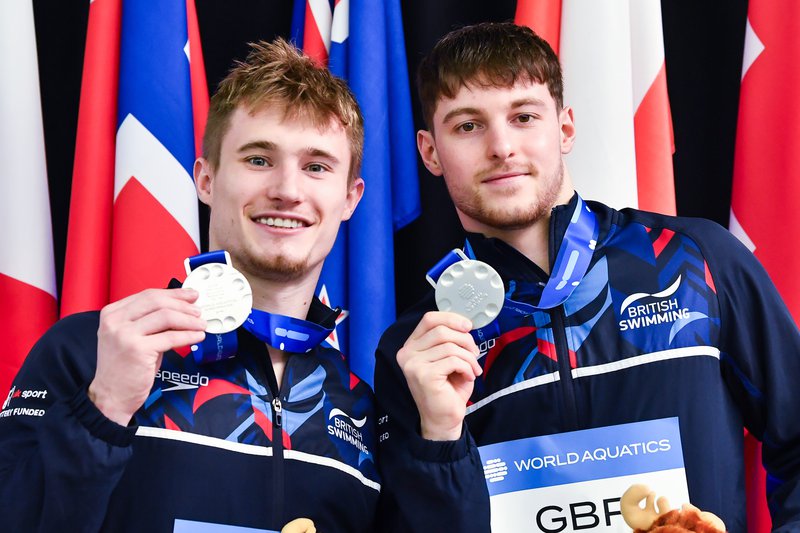 Anthony Harding and Jack Laugher Montreal Silver medal 2023 [GettyImages]