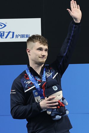 Jack Laugher 3m Silver China Diving World Cup 23 [GettyImages]