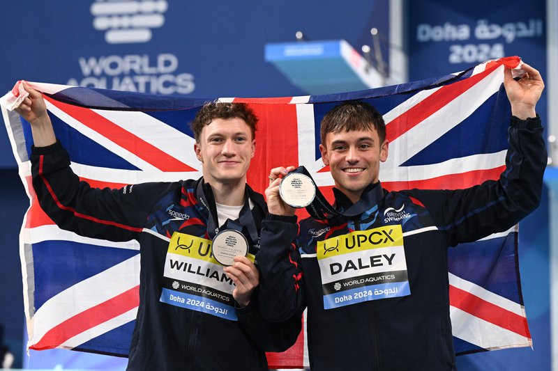 Tom Daley and Noah Williams Doha 2024 Silver [GettyImages]
