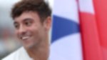 Tom Daley Union flag shot