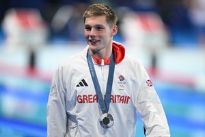 Duncan Scott silver medal 200m IM Paris 2024