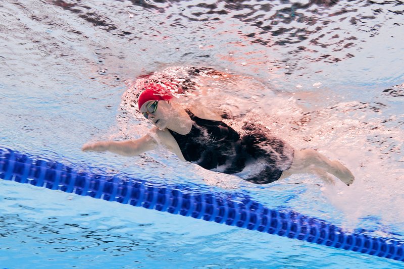 Maisie Summers-Newton underwater 400m Freestyle