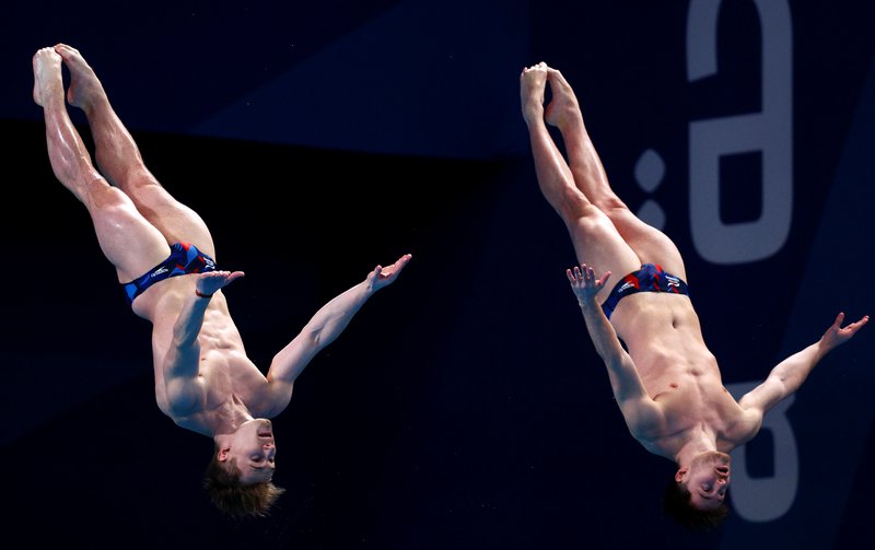 Jack Laugher Anthony Harding required dive 3m Synchro Doha 2024