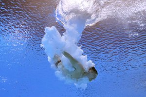 Jack Laugher underwater shot 3m Springboard final Budapest 2022