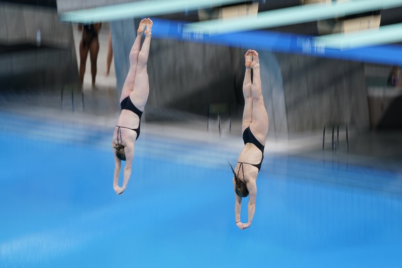 Kat Torrance Grace Reid Diving World Cup 3m Synchro