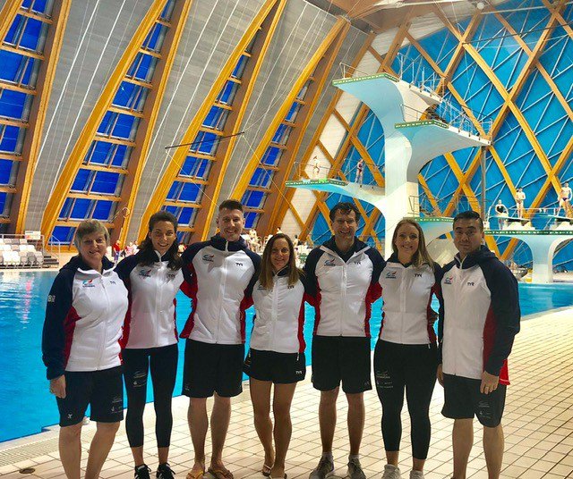 British Diving coaching team