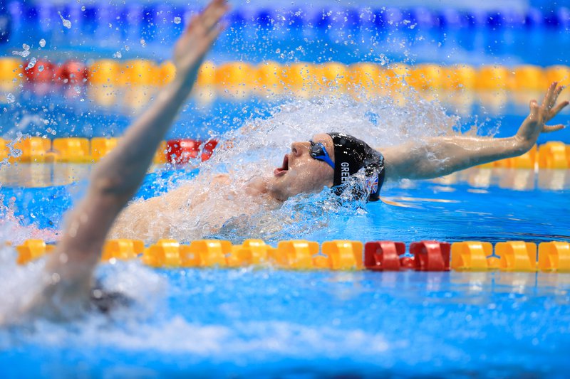 Luke Greenbank 200m Back heats BSST 2021