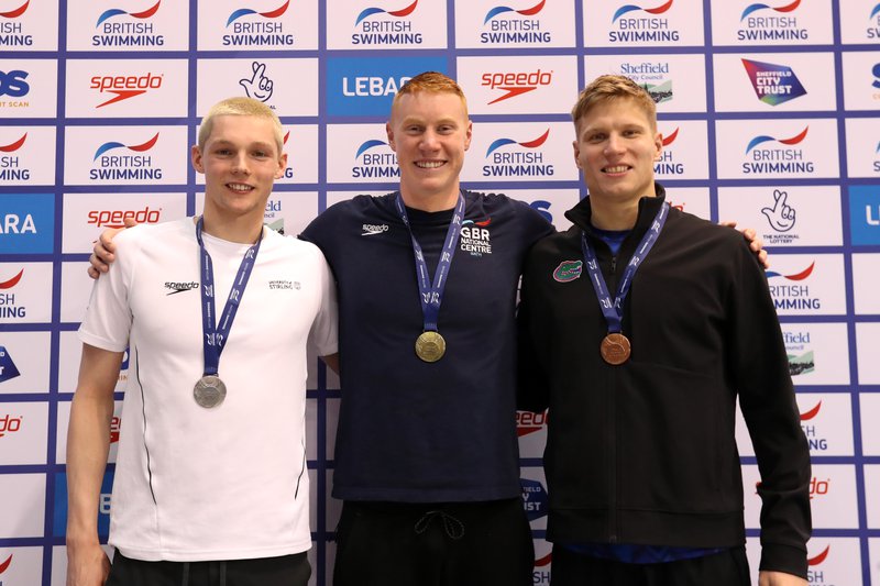 Men's 200m IM podium BSC 2023 MH