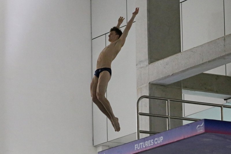 Noah Williams platform leap Futures Cup semi-finals