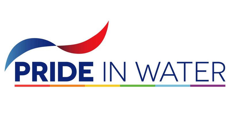 Pride in water logo