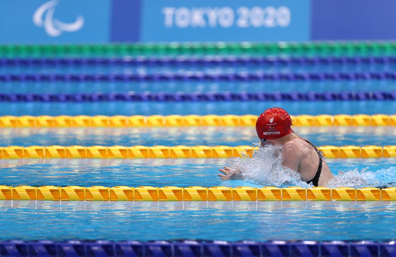 Rebecca Redfern SB13 100m Breaststroke SILVER swim Tokyo 2020 [Getty