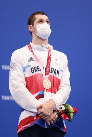 Reece Dunn S14 100m Back BRONZE podium [Getty].jpg