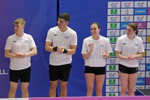 Britain Futures Cup team event team Hugo Thomas Amy Rollinson Emily Martin Matthew Dixon 