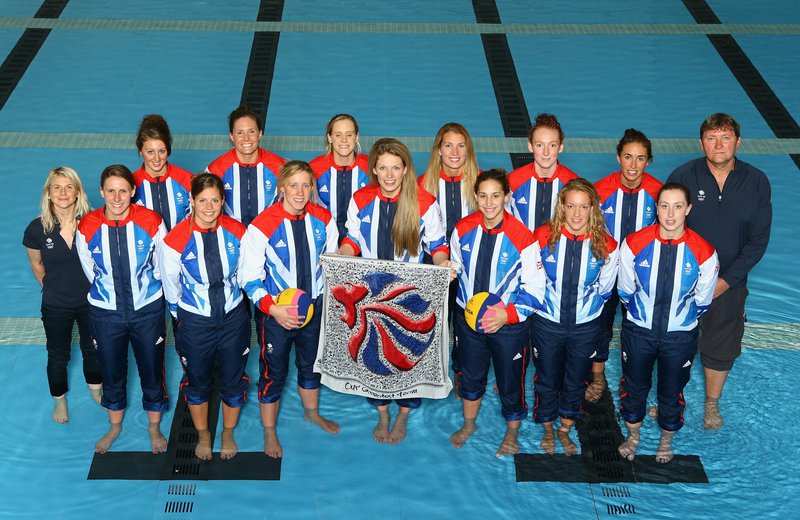 Team GB women's water polo team London 2012