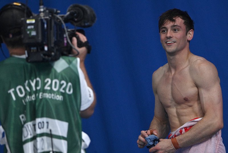 Tom Daley smile 10m Platform BRONZE Tokyo 2020