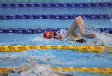 Redfern races to stunning silver for her son | Para-Swimming News ...