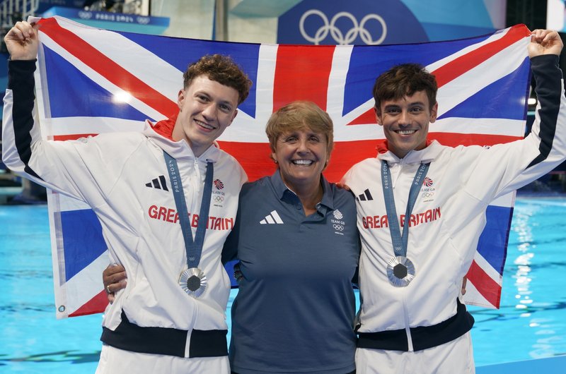 Noah Williams Jane Figueiredo Tom Daley Paris 2024