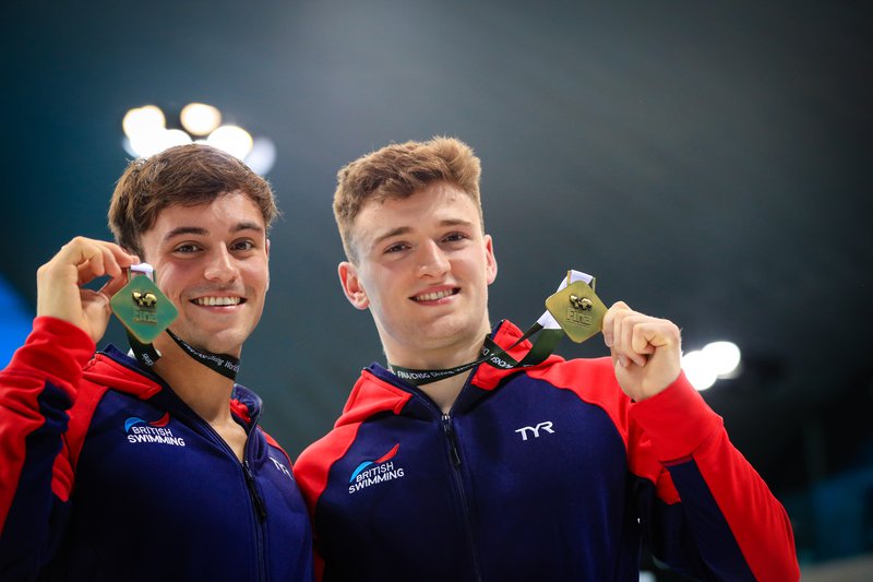 Tom Daley and Matty Lee